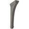 Ekena Millwork 2 1/4"W x 7"D x 14"H Stockport Wood Vintage Decor Bracket, Reclaimed Grey BKTWD02X07X14STGY - alternate 1